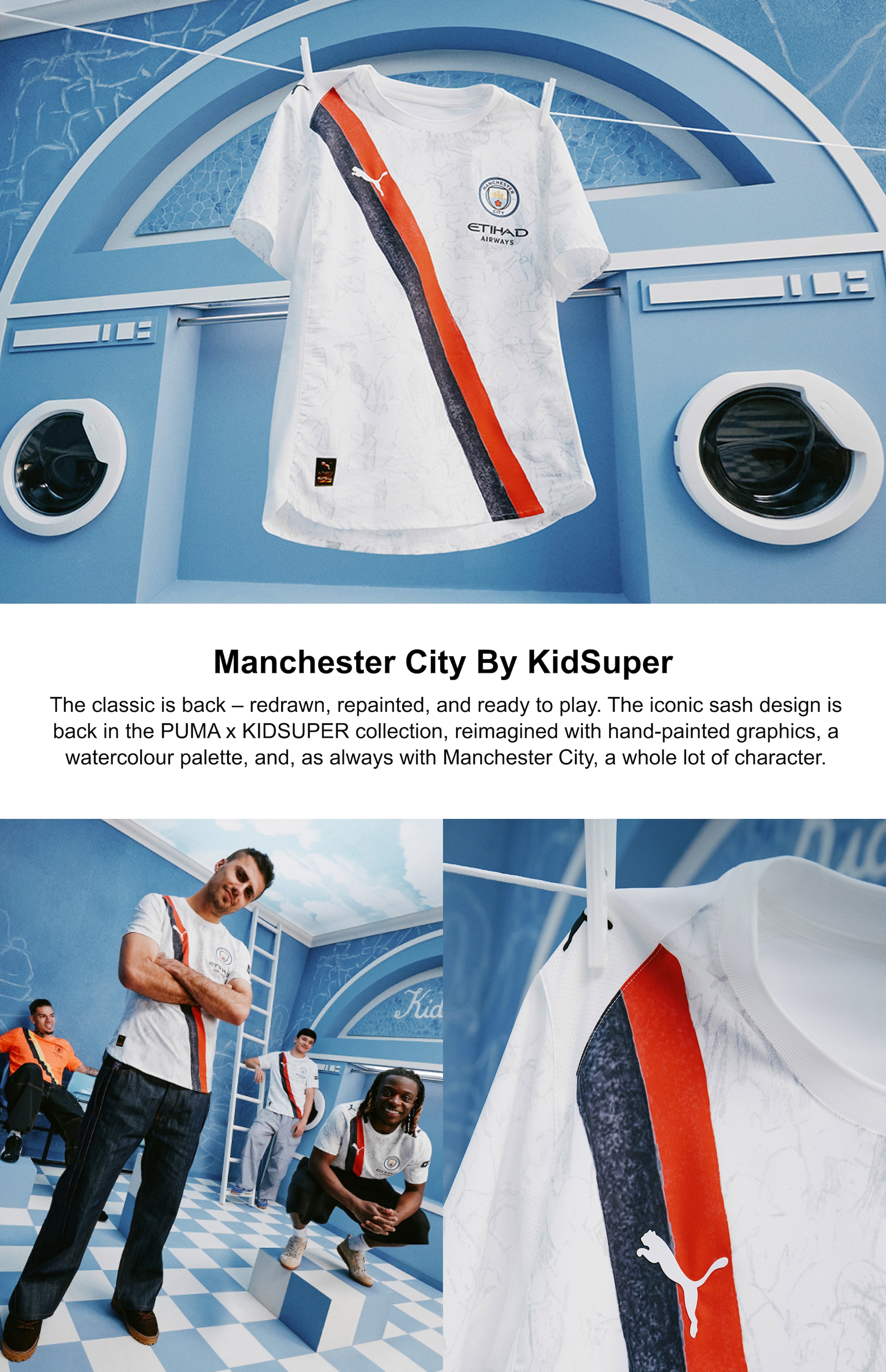 Manchester City KidSuper x Puma Club World Cup Shirt
