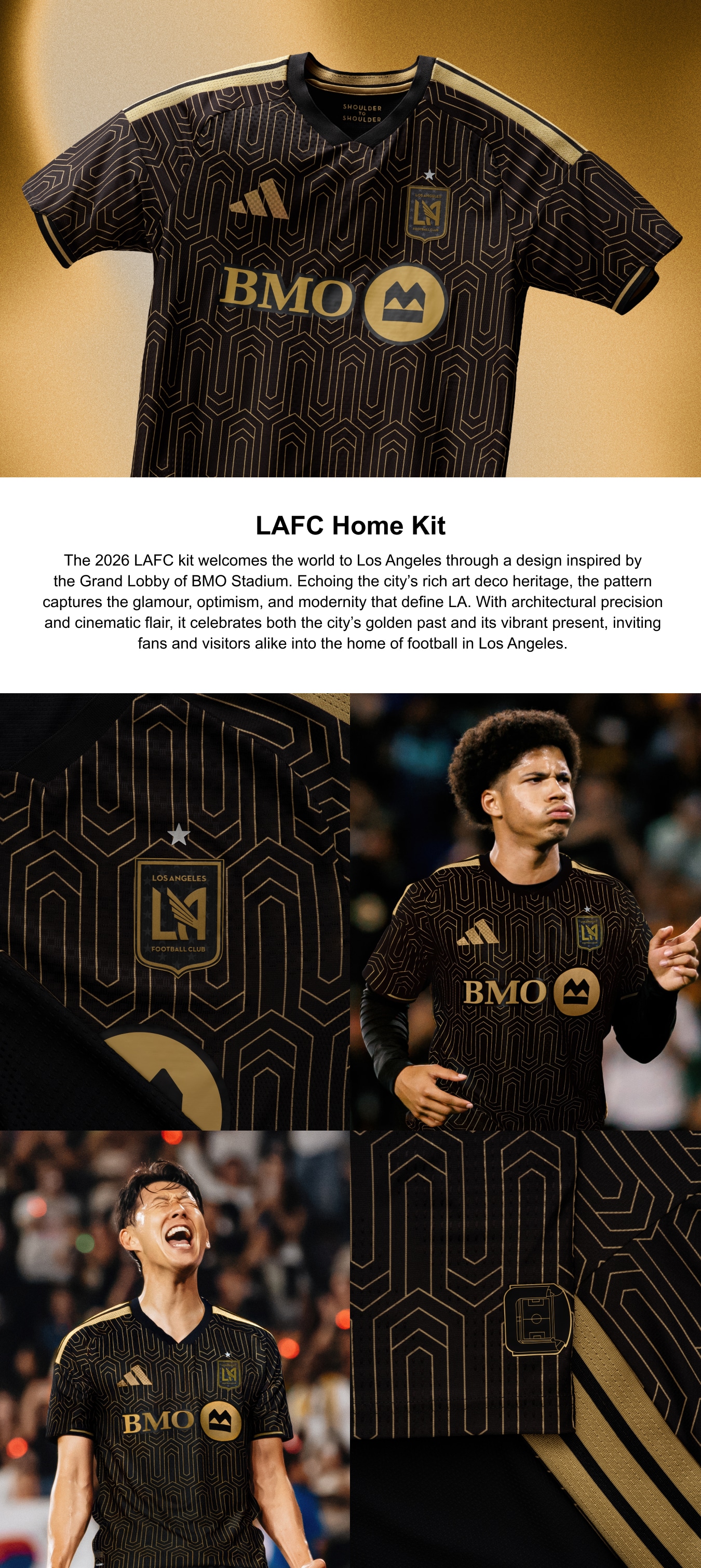 Los Angeles FC adidas Home Shirt 2026