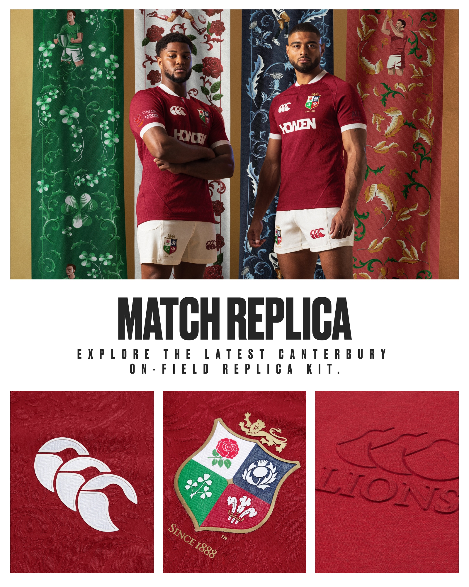 MATCH REPLICA. Explore the latest Canterbury on-filed replica kit. 