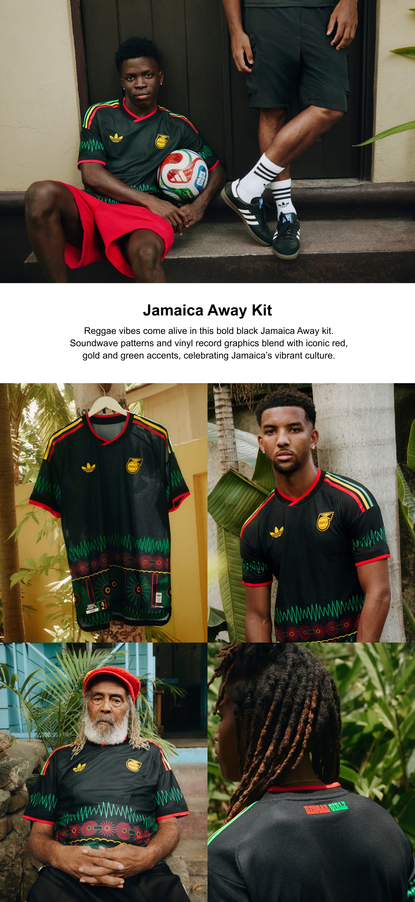 Jamaica adidas Away Shirt 2026 - Kids