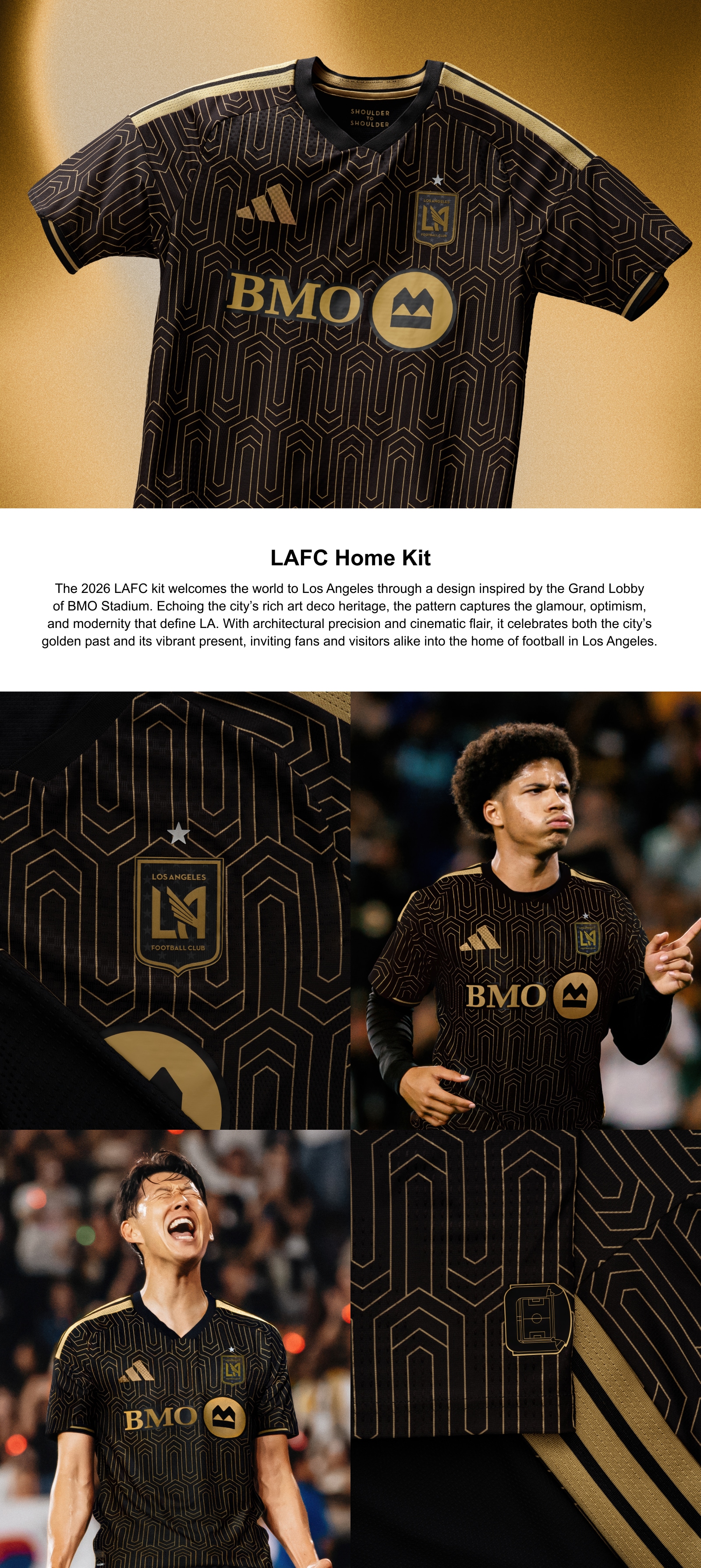 Los Angeles FC adidas Home Shirt 2026